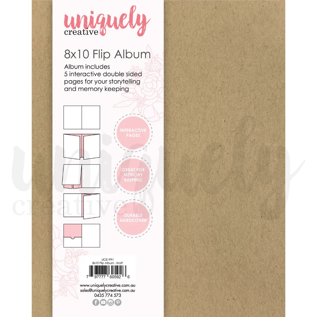 Uniquely Creative 8"x10" Flip Album - Kraft