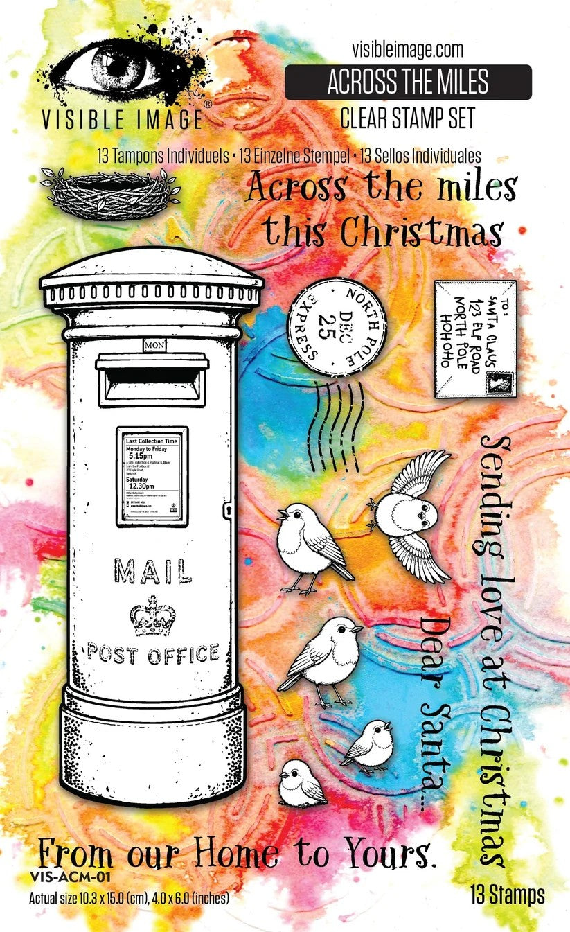 Visible Images Across the Miles 6"x4" Stamp Set