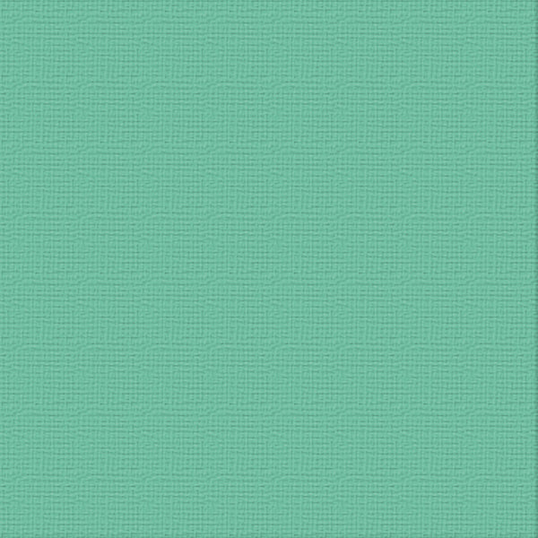 Couture Creations 12"x12" Textured Cardstock - Aquamarine (Single Sheet) 250GSM