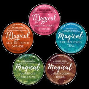 Lindy's Gang Magical Set .25 oz Jars-Autumn Leaves
