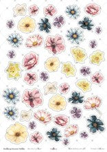 Bee Arty Blooming Gnomes A4 Vellum Cut Apart Sheet