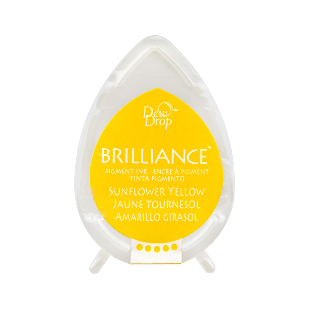 Tsukineko Brilliance Dew Drop Ink Pad - Sunflower Yellow