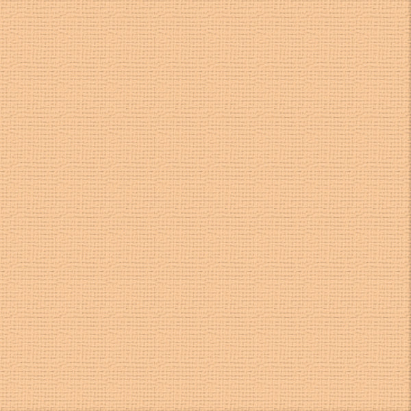 Couture Creations 12"x12" Textured Cardstock - Cantelaupe (Single Sheet) 250GSM