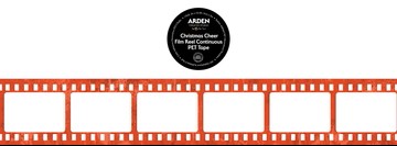 Arden Creative Studio Christmas Cheer Film Reel Continuous PET Tape