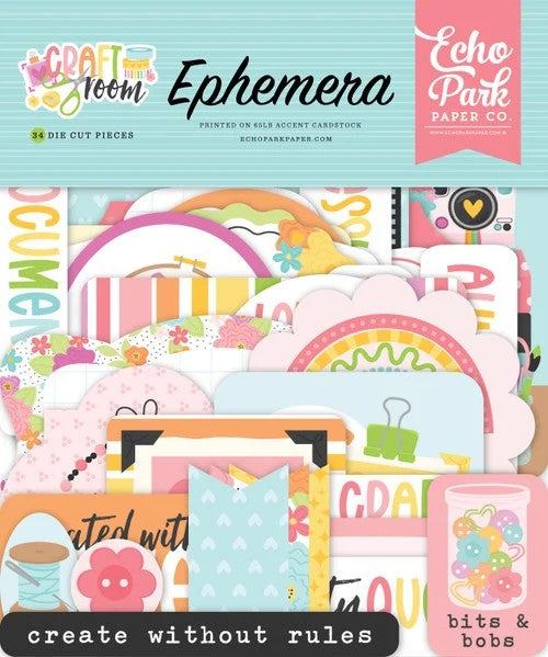 Echo Park Craft Room Ephemera Pack
