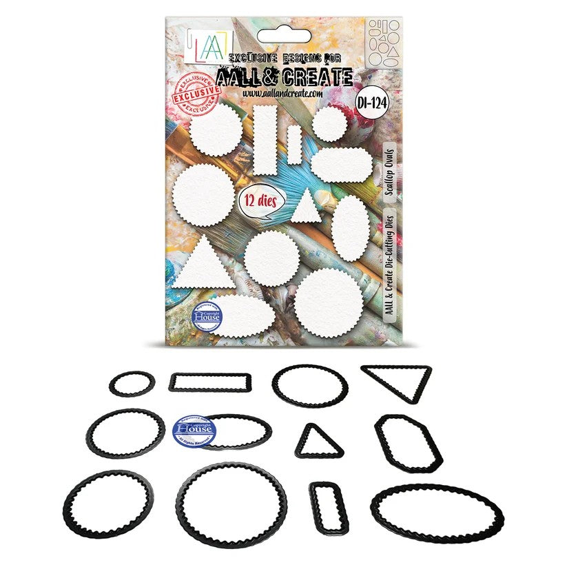 AALL & Create Scallop Ovals Die Set # DI-124