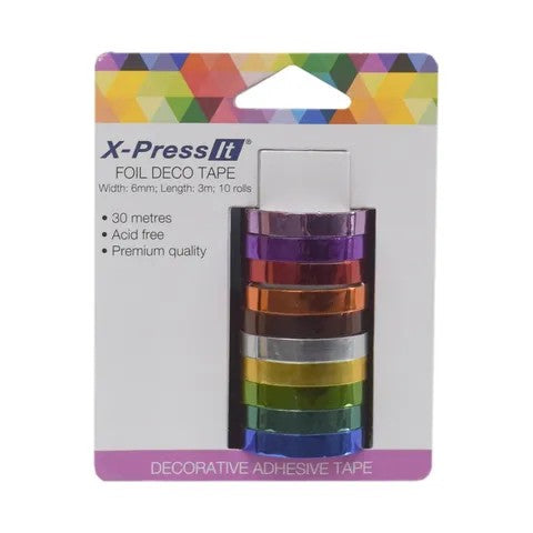 X-Press It Foil Deco Tape 10 rolls