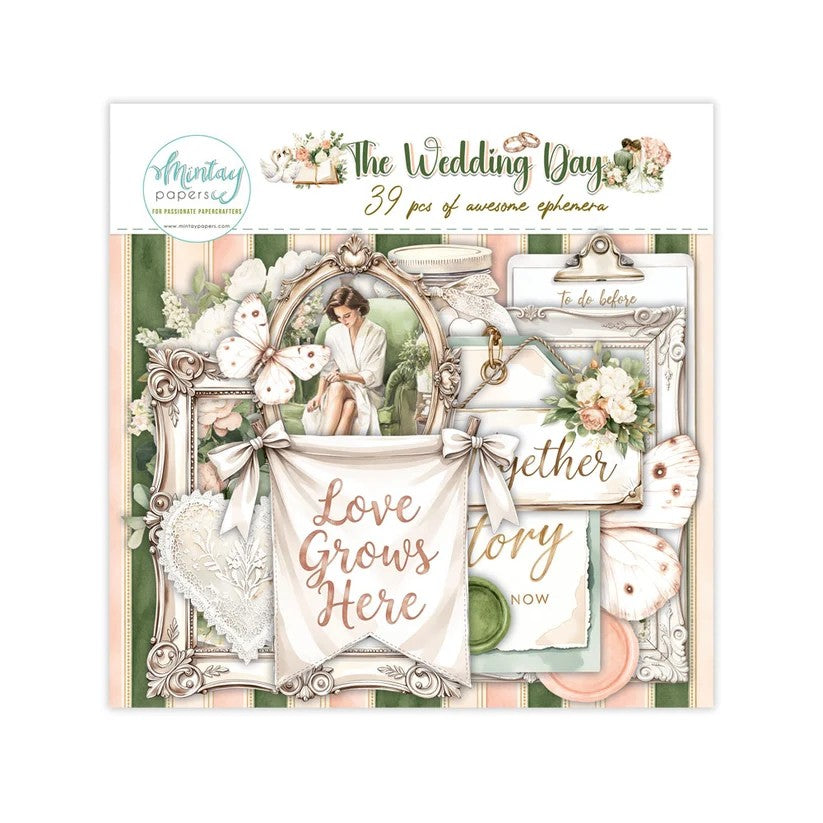 Mintay The Wedding Day Ephemera Pack