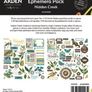 Arden Creative Studio Hidden Creek Ephemera Pack