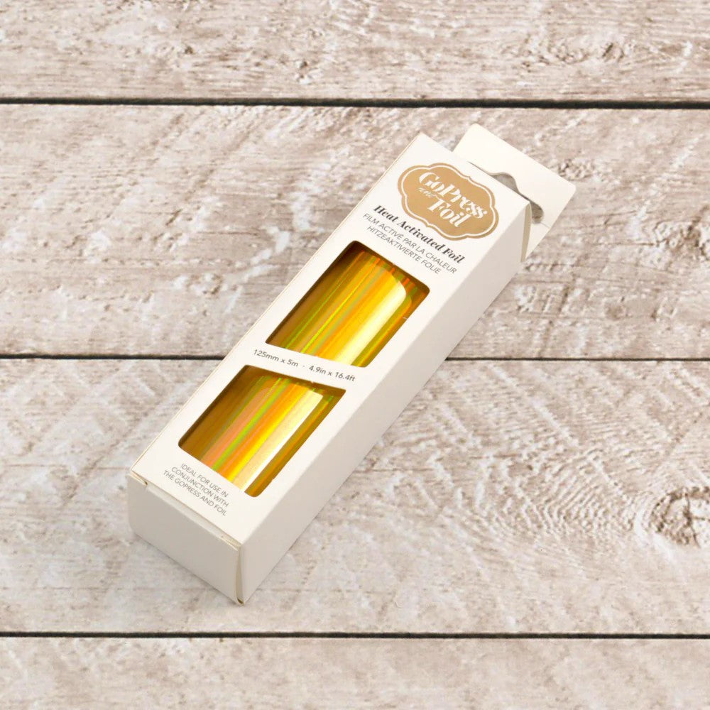 Go Press & Foil Me Foil - Gold (Iridescent Shavings)
