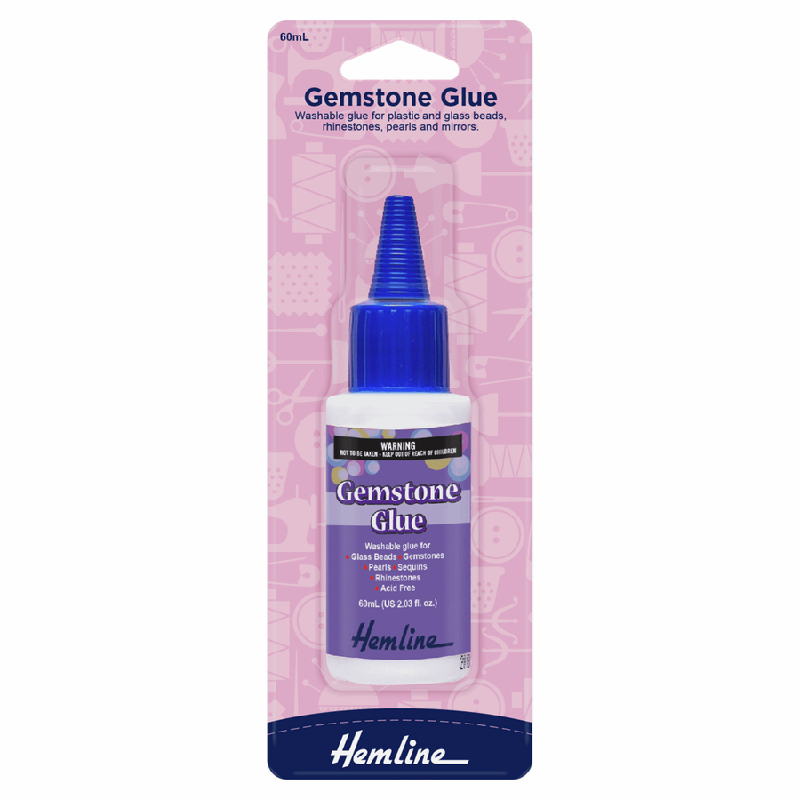 Hemline Gemstone Glue 60ml