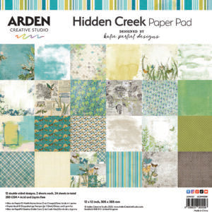 Arden Creative Studio Hidden Creek 12"x12" Paper Pad