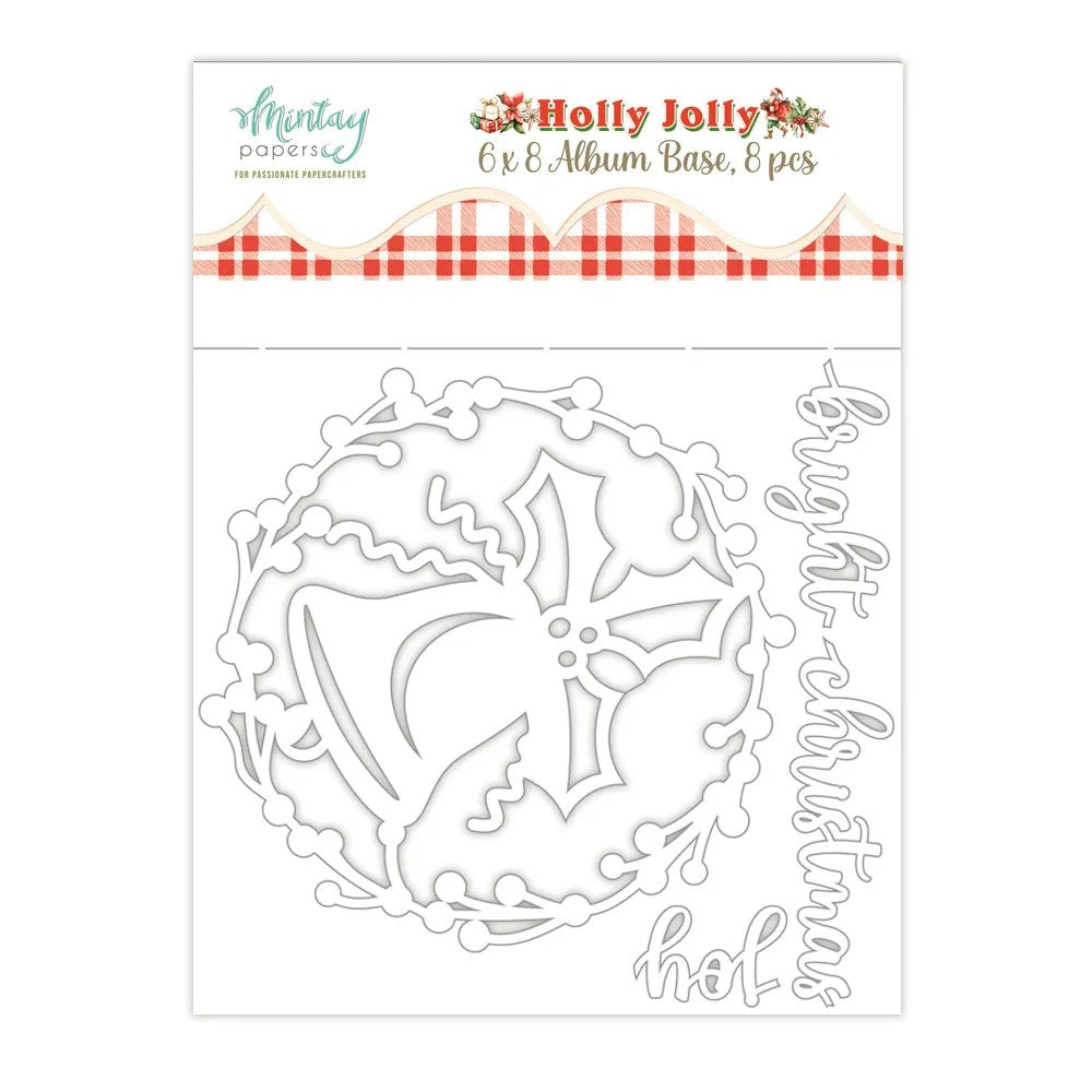 Mintay Holly Jolly 6"x8" Album Base