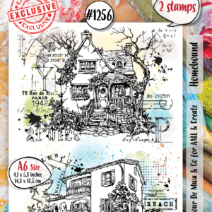 AALL & Create Homebound A6 Clear Acrylic Stamp Set (2 Stamps)