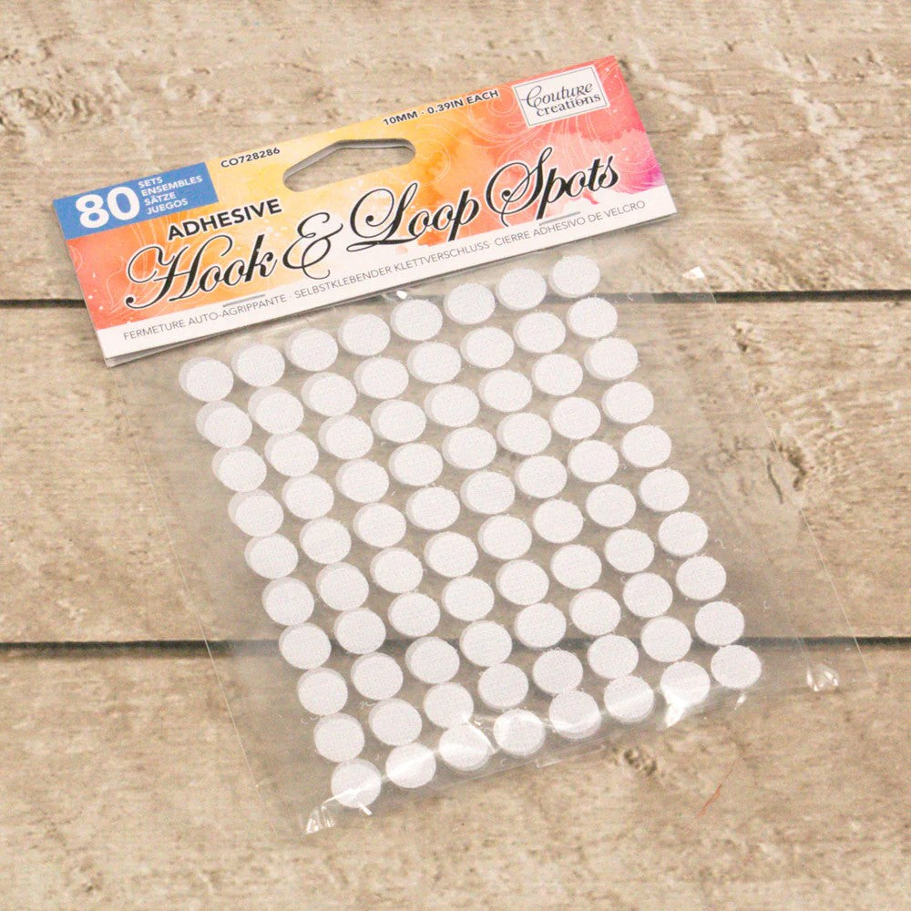 Couture Creations Adhesive Hook and Loop Spots