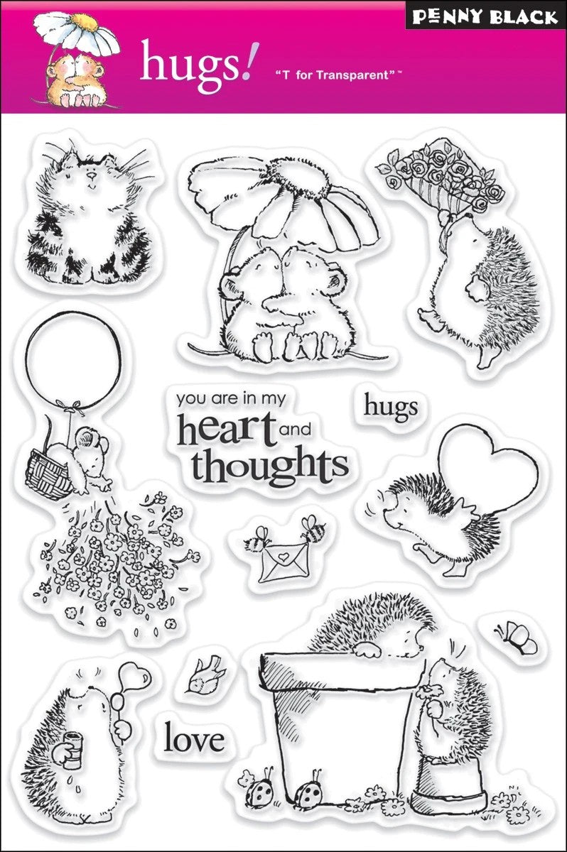Penny Black Clear Stamps - Hugs!