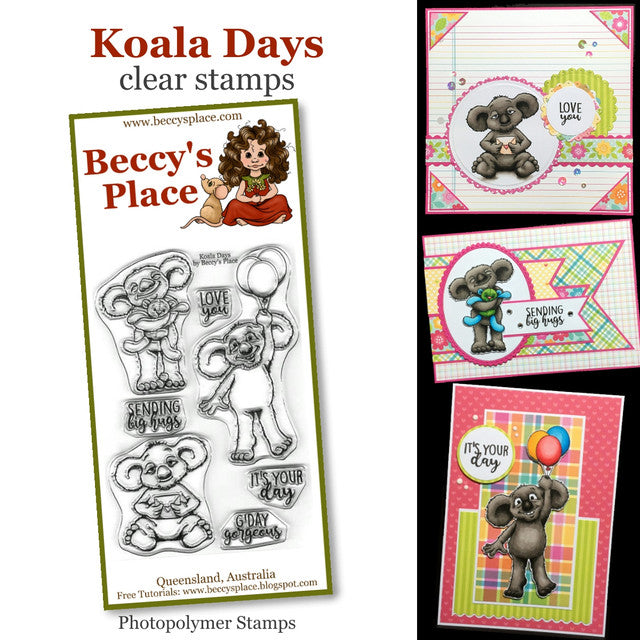 Beccy's Place Koala Days Clear Stamp Set (7 Stamps)