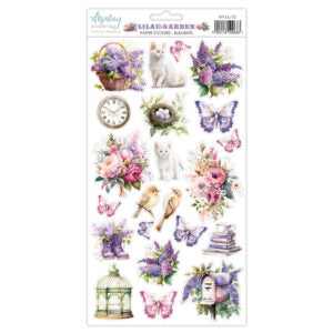Mintay Lilac Garden 6"x12" Elements Paper Stickers Sheet