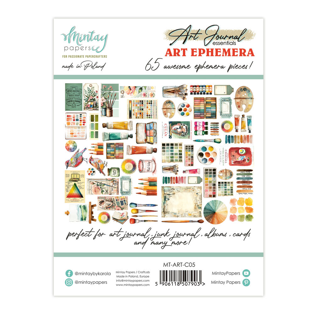 Mintay Art Journal Essentials - Art Ephemera