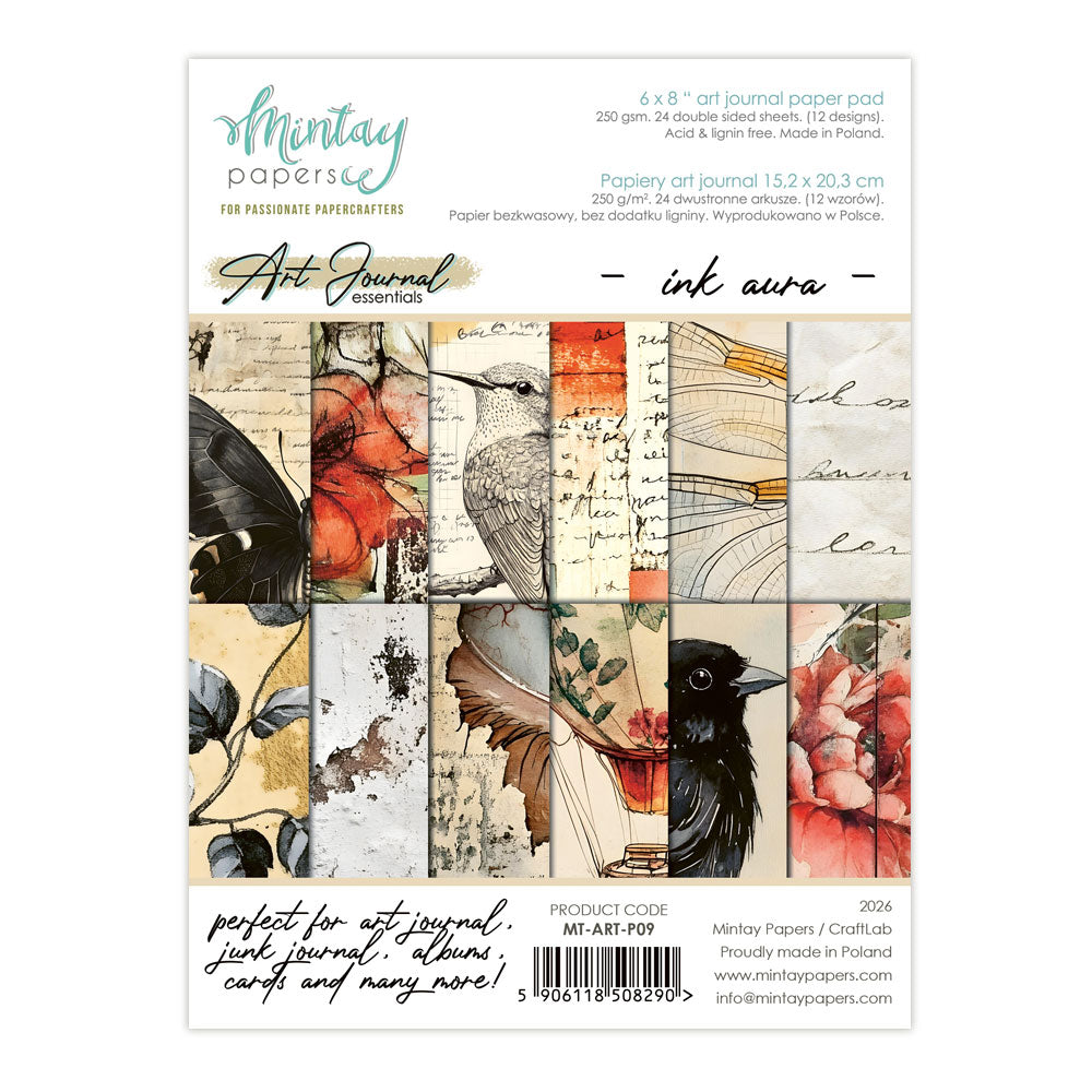 Mintay Ink Aura Art Journal 6"x8" Paper Pad
