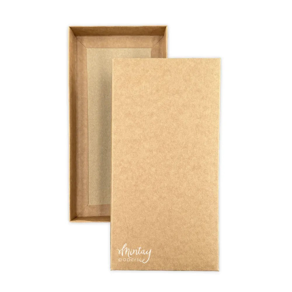 Mintay Basic Card Box Base - Kraft - Tall (3 pieces)