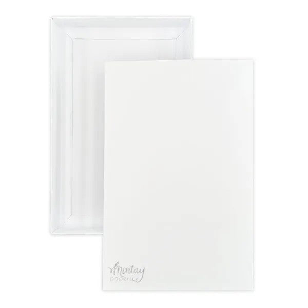 Mintay Basic Card Box Base - White - Large (3 pieces)