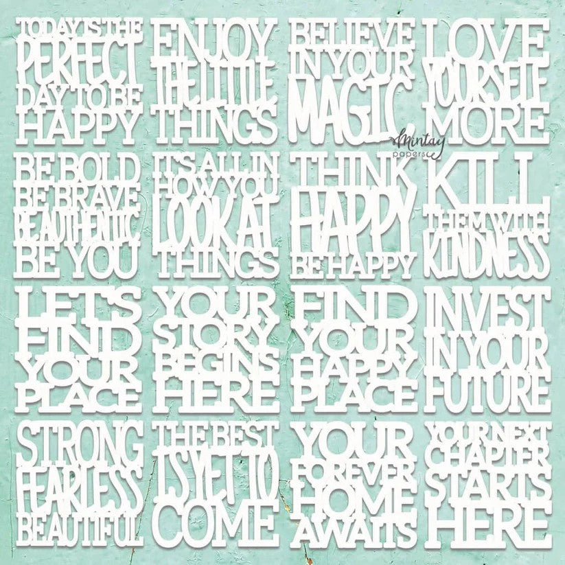 Mintay Chippies MT-CHIP2-D113 Motivational Words