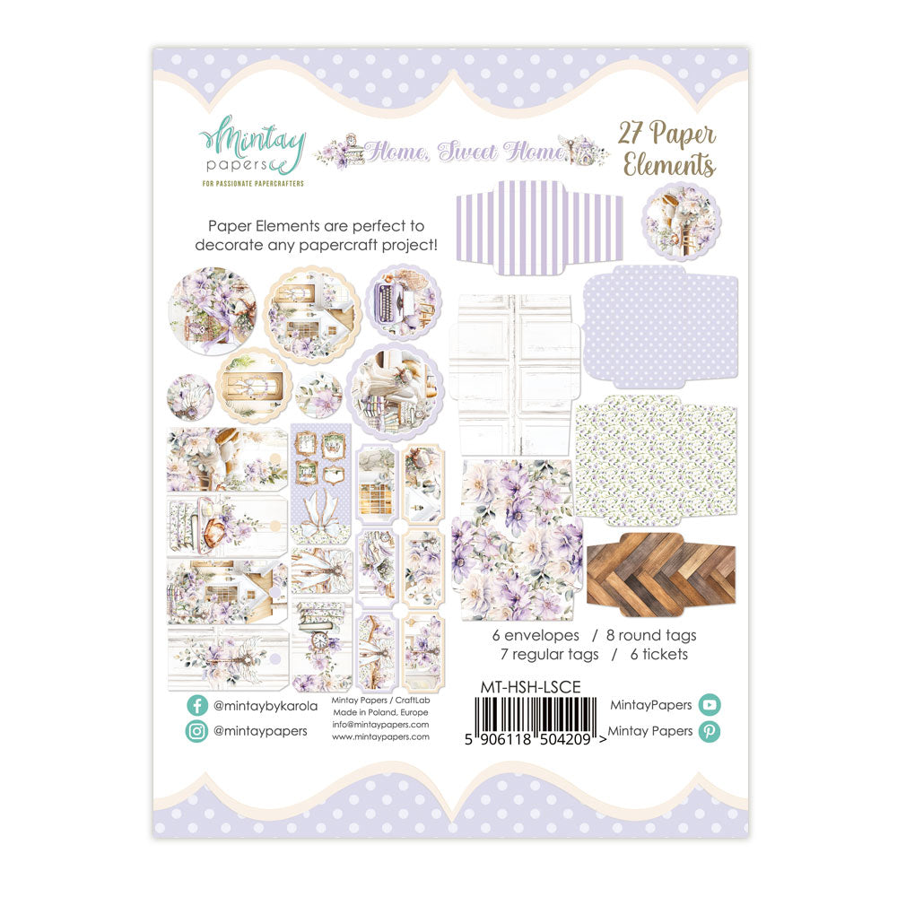 Mintay Paper Elements - Home Sweet Home (27 pieces)