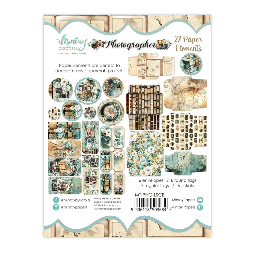 Mintay Paper Elements - Photographer (27 pieces)