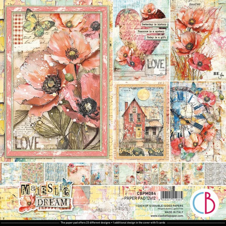 Ciao Bella Majestic Dream 12"x12" Paper Collection Pack (12/pkg)