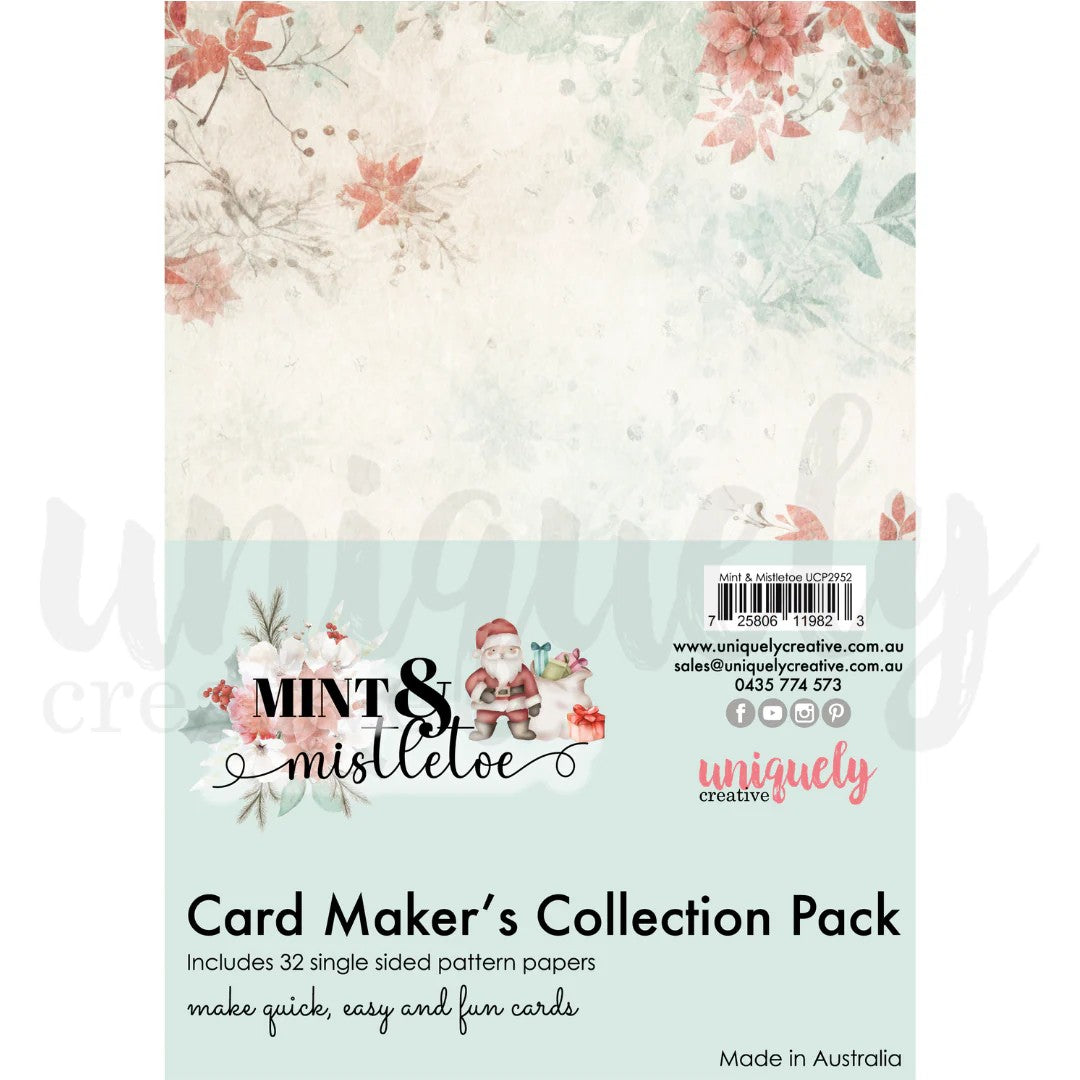 Uniquely Creative Mint & Mistletoe Card Makers Collection Pack