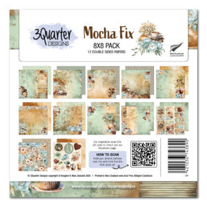 3 Quarter Designs Mocha Fix 8"x8" Paper Pack