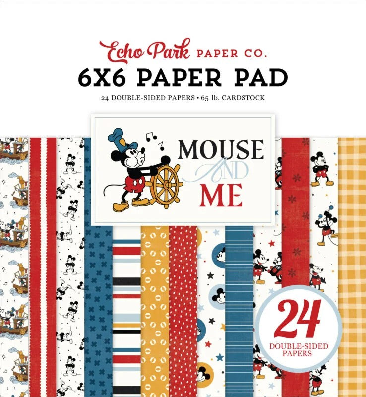 Echo Park Mouse and Me 6"x6" Paper Pad