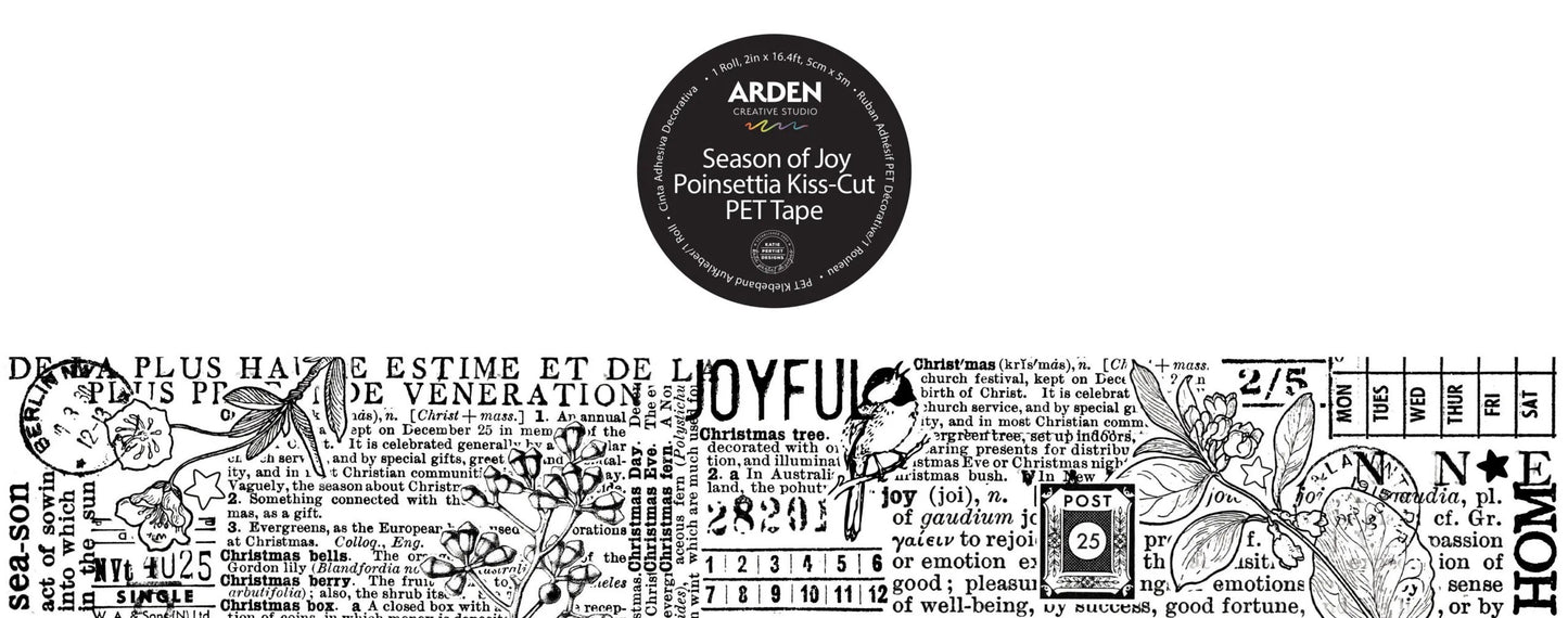 Arden Creative Studio Season of Joy Journal Continuous PET Tape