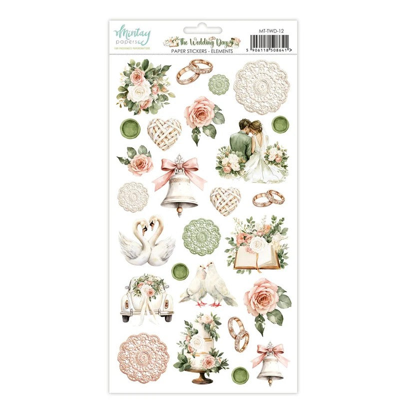 Mintay The Wedding Day Paper Stickers - Elements