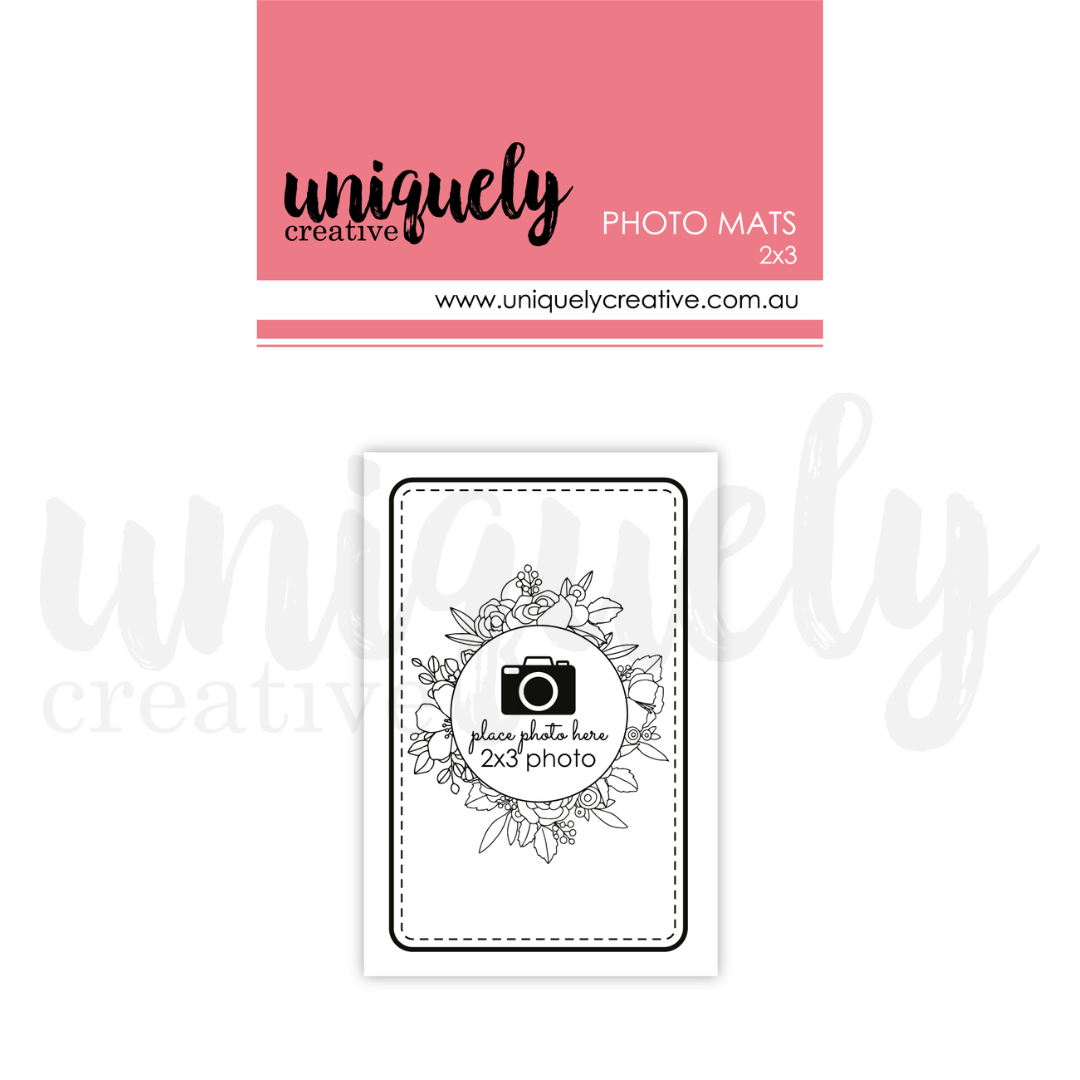 Uniquely Creative 2"x3" Photo Mats