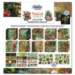 3 Quarter Designs Punk'ed Forest 12"x12" Paper Collection Pack