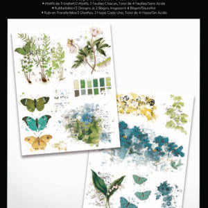 Arden Creative Studio Hidden Creek 6"x8" Rub-On Transfer Set