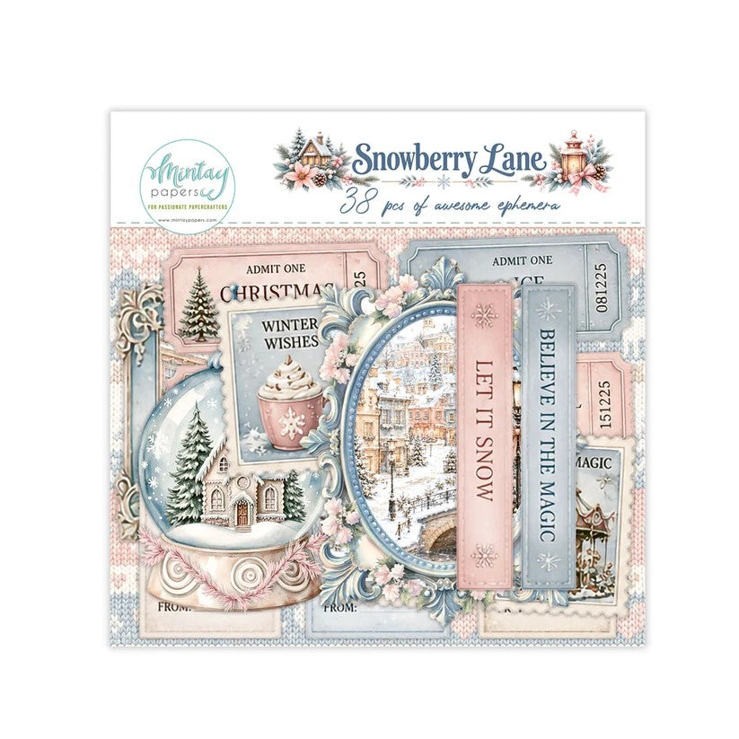 Mintay Snowberry Lane Ephemera Pack