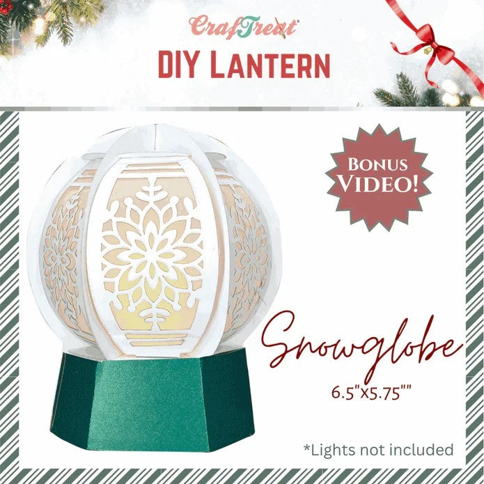 CrafTreat Snowglobe DIY Paper Lanterns