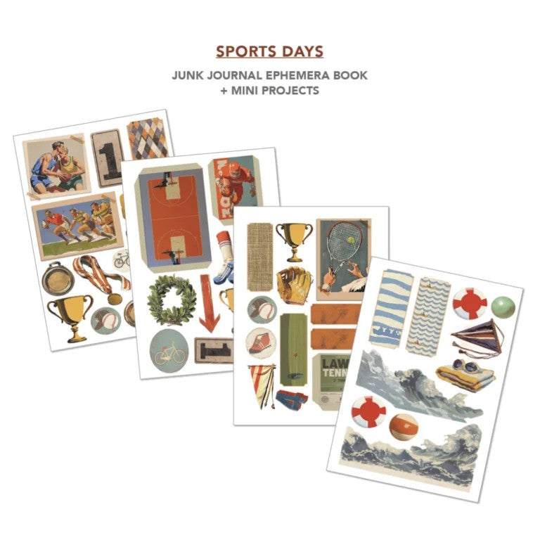 Ciao Bella Sports Day Junk Journal & Ephemera Book