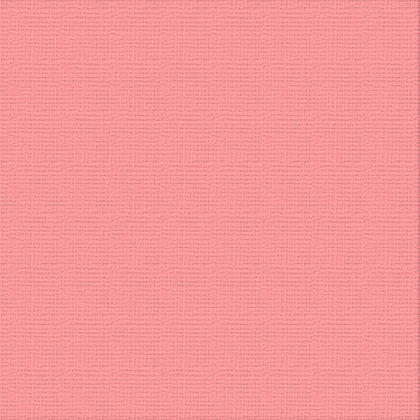 Couture Creations 12"x12" Textured Cardstock - Strawberry Surprise (Single Sheet) 216GSM