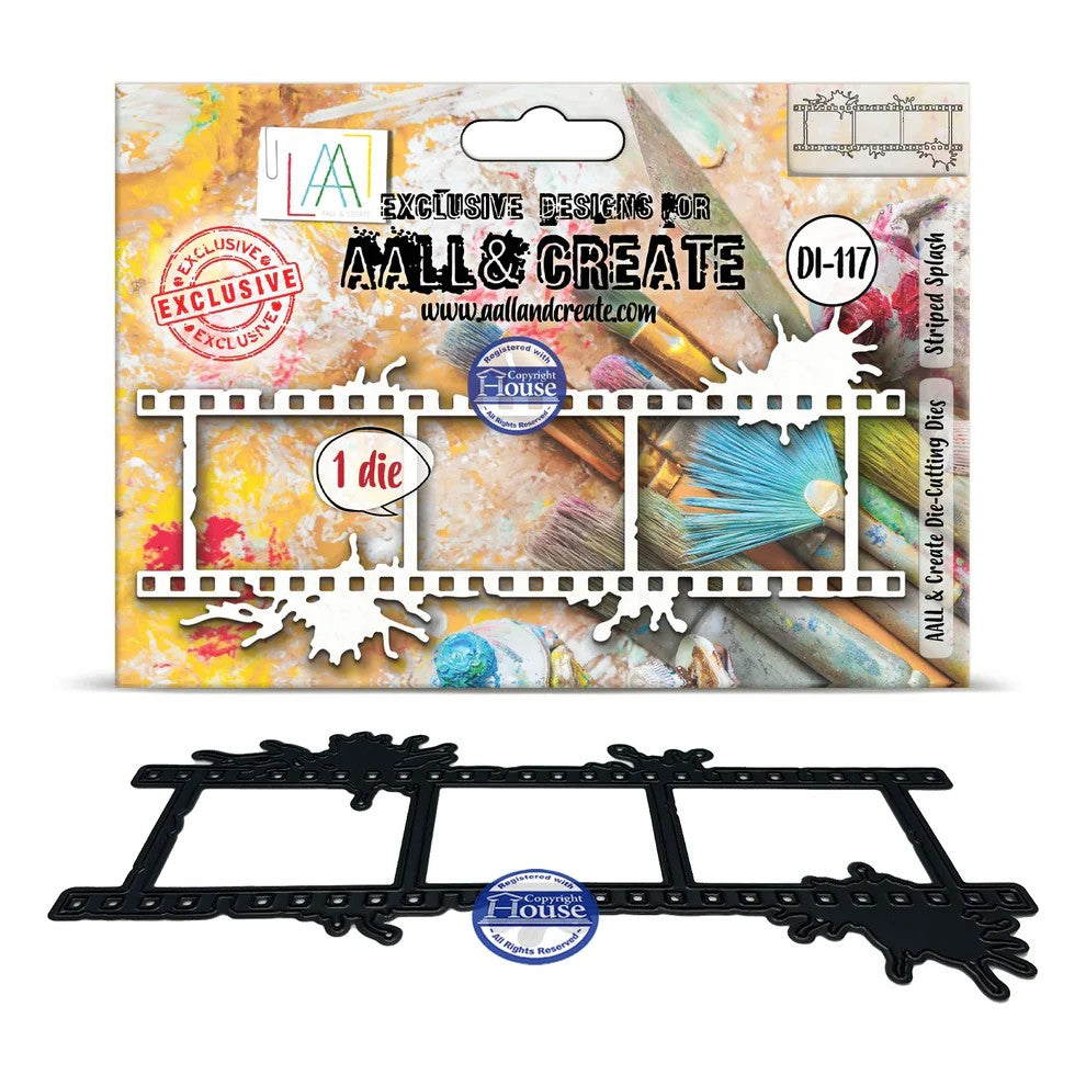 AALL & Create Striped Splash Die #117