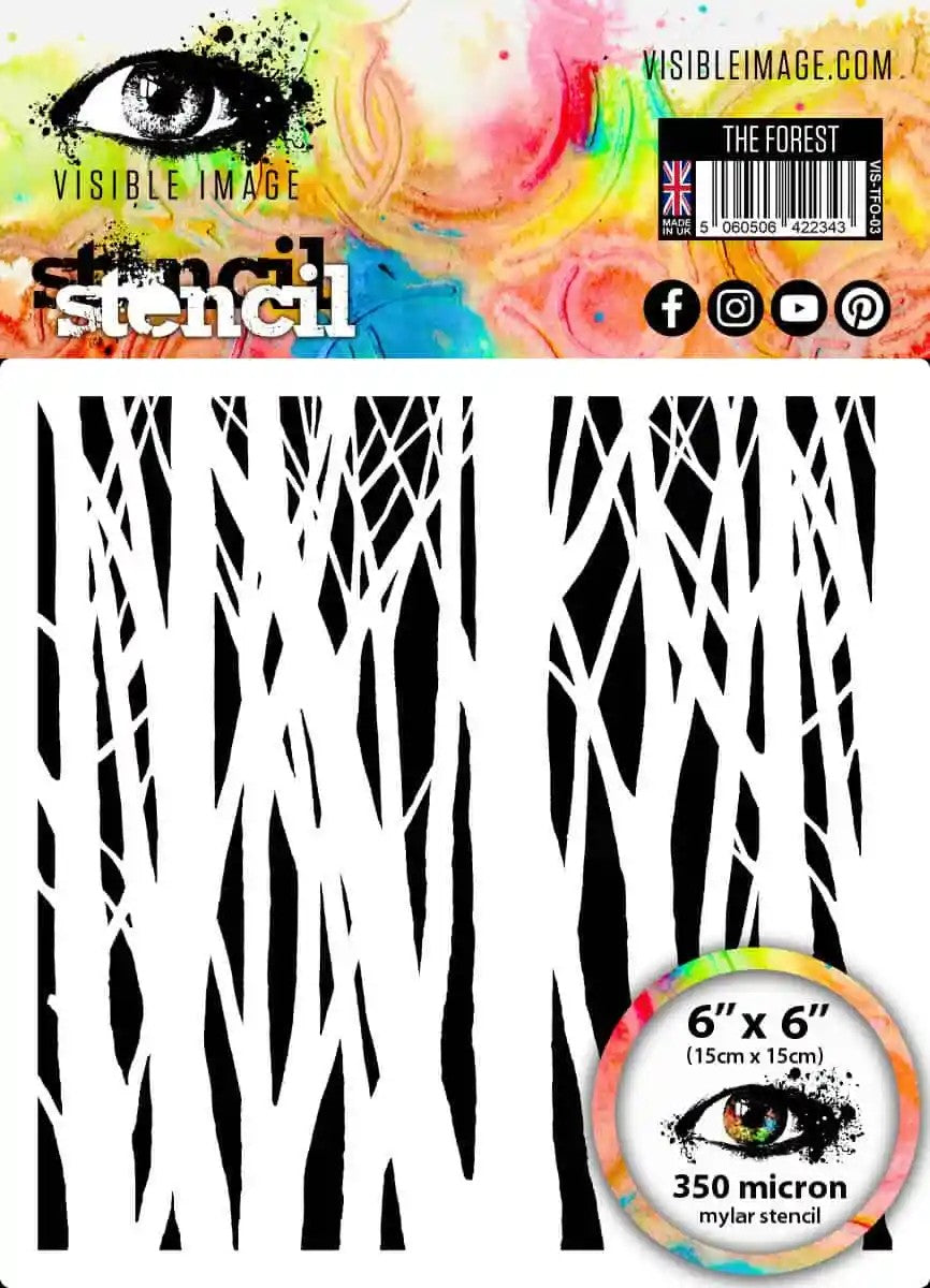 Visible Image The Forest Stencil