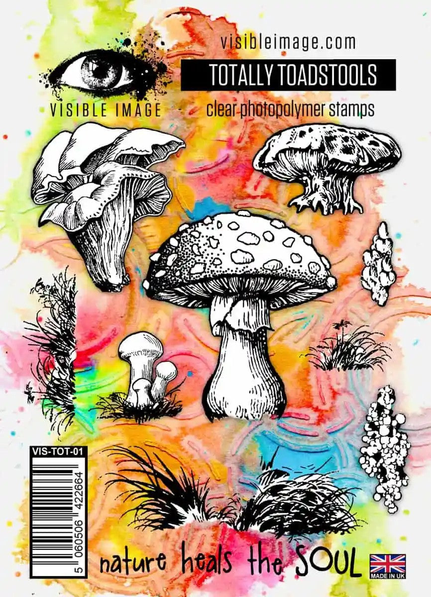 Visible Image Totaly Toadstools Clear Stamp Set