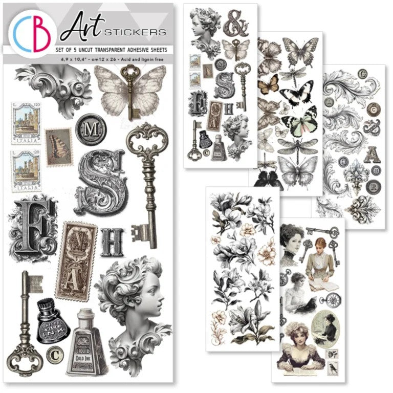 Ciao Bella Typographic Art Stickers