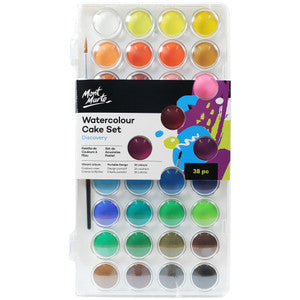 Mont Marte Watercolor Cake Set (37pc)