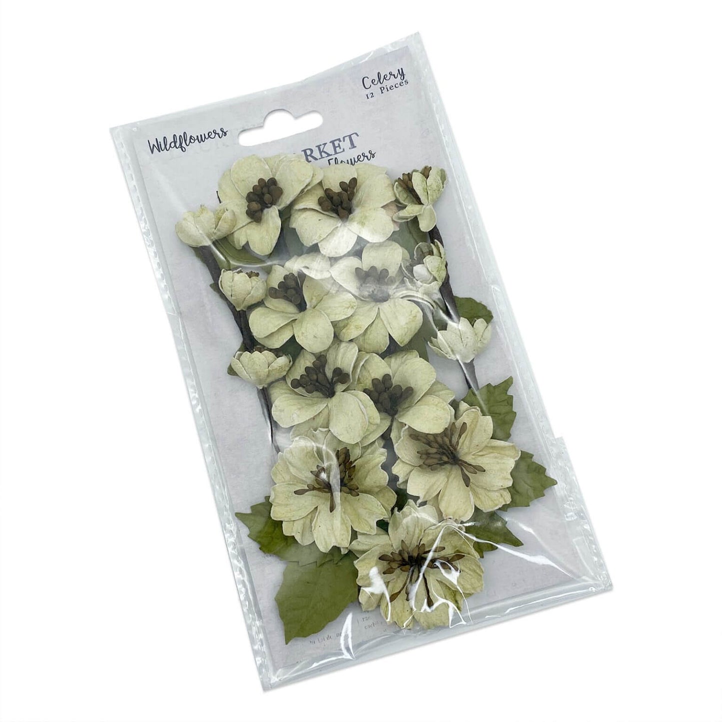 49 & Market Wildflowers Paper Flowers - Celery