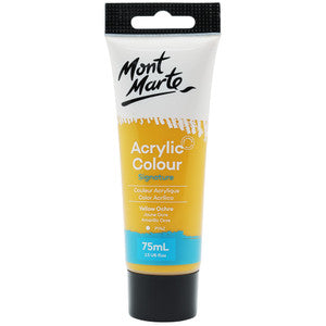 Mont Marte Acrylic Paint 75ml - Yellow Ochre