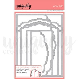 Uniquely Creative 6"x8" Flip Folio Album Die Set